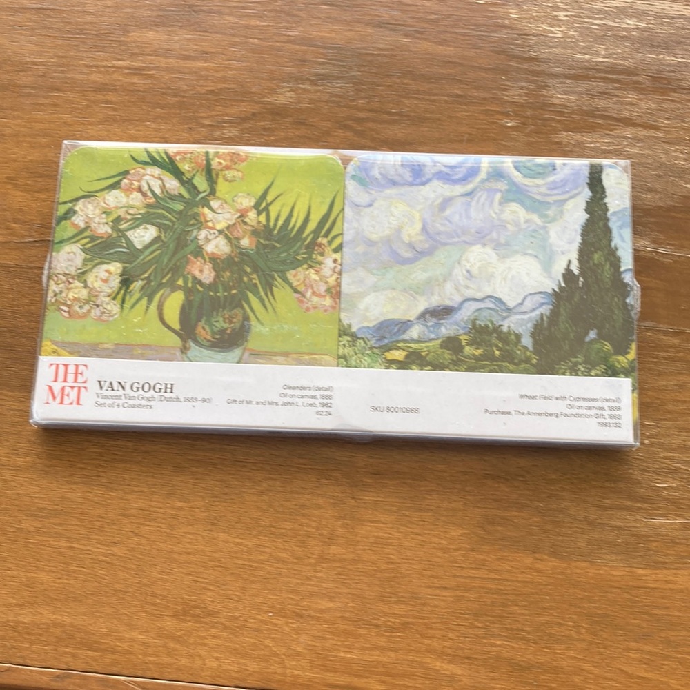 VAN GOGG set of 4 coasters